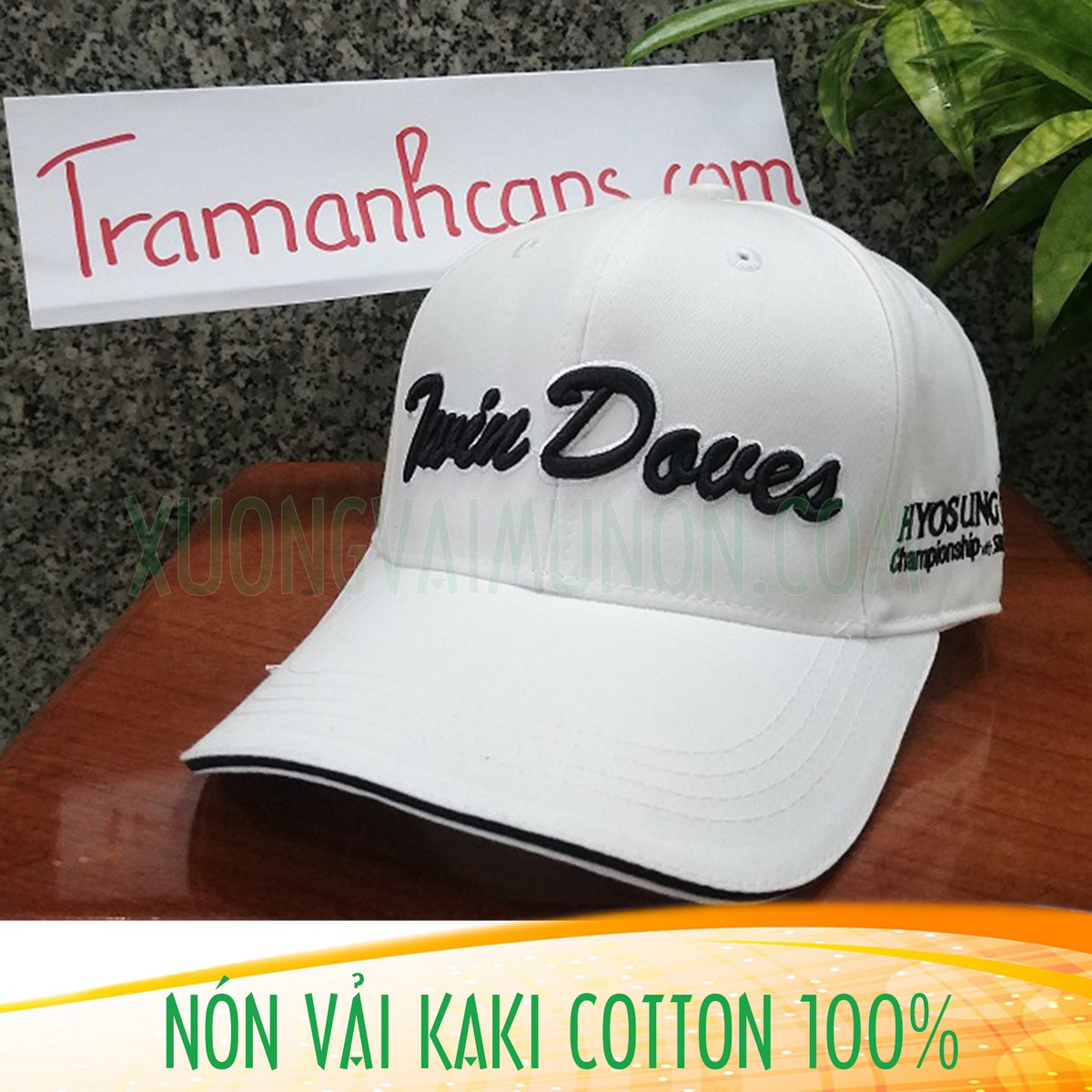 Nón vải kaki cotton 100% Nón vải kaki cotton 100%