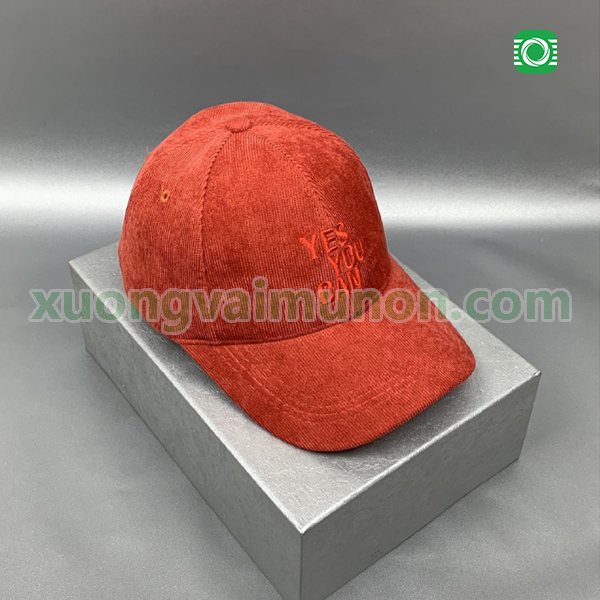 Mẫu mũ nón vải Nhung Mẫu mũ nón vải Nhung