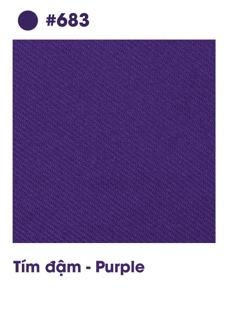 Vải Kaki Samsung #683 - Tím đậm (Purple)