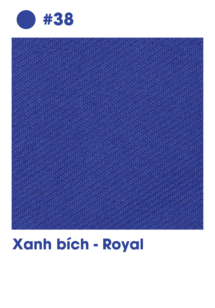 Vải Kaki Samsung #038 - Xanh Bích (Royal)