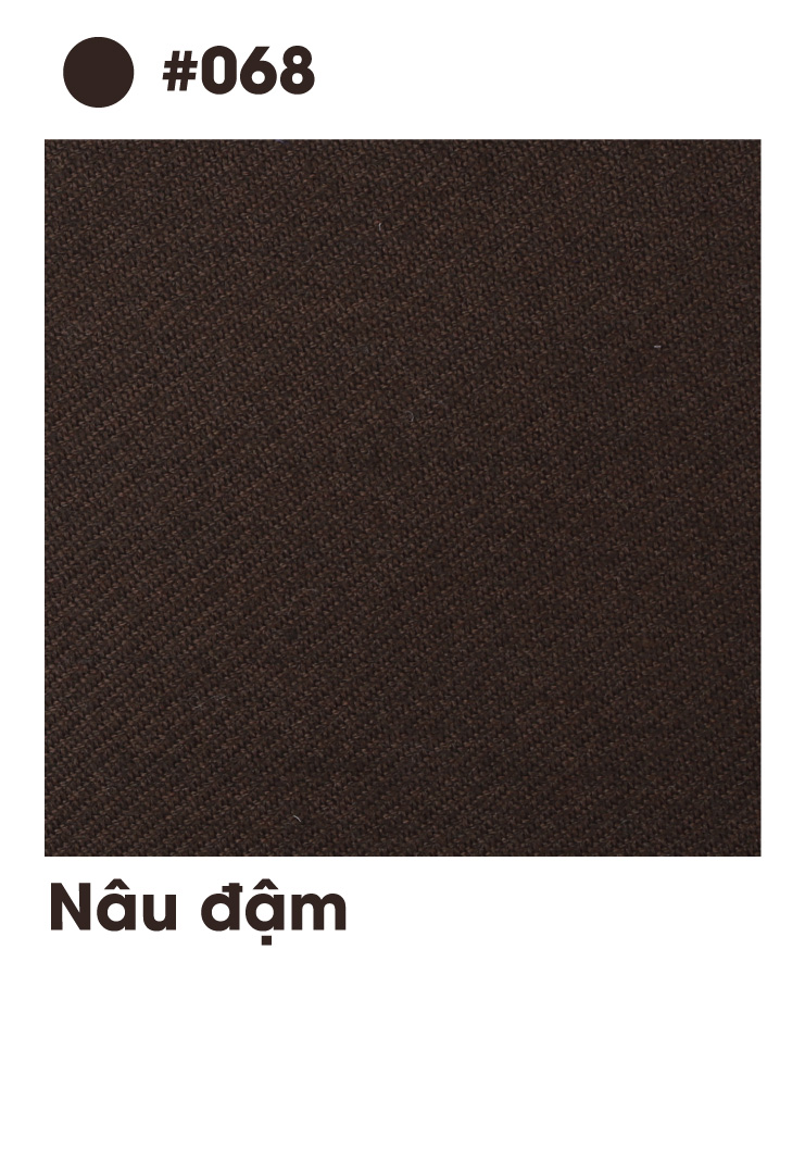 Vải Kaki Samsung #068 - Nâu đậm (Dark Brown)