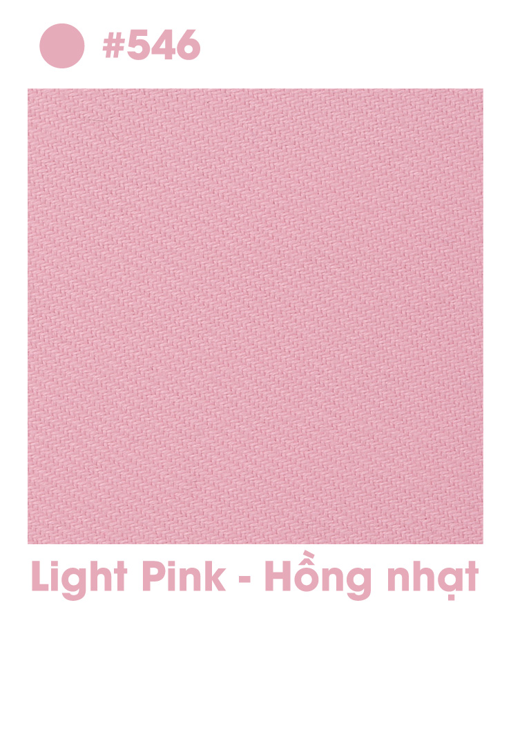 Vải Kaki Samsung #546 - Hồng nhạt (Light Pink)