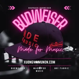 Nón kết quảng cáo Bia Budweiser