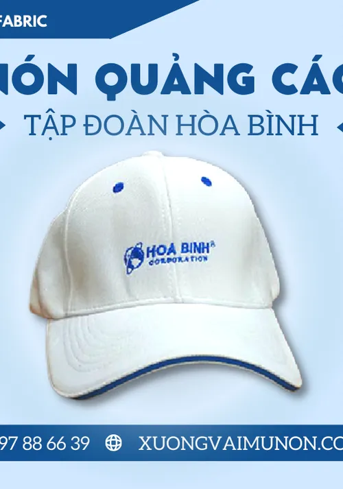 Nón quảng cáo Tập Đoàn Hòa Bình