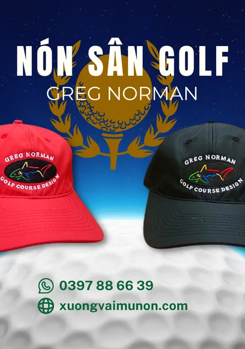 Nón thể thao Công ty thiết kế Golf Greg Norman