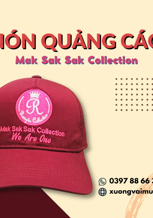 Nón quảng cáo Mak Sak Sak Collection