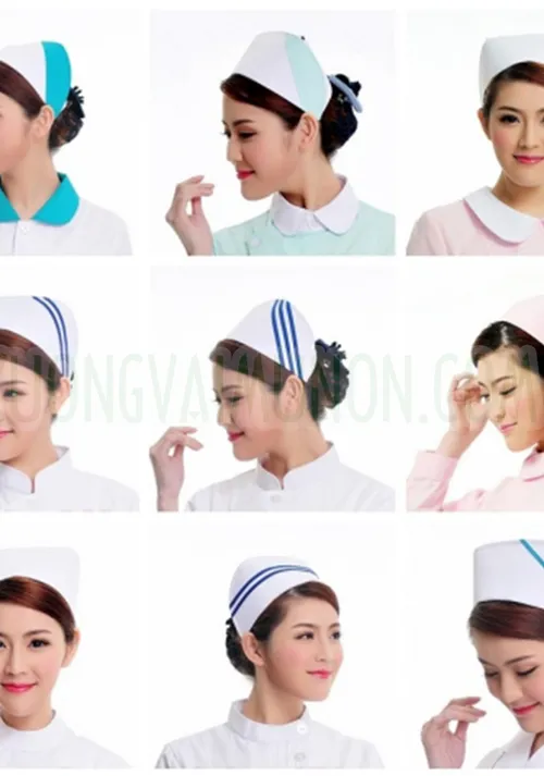 Nón đồng phục Y tá - Bác sĩ bệnh viện