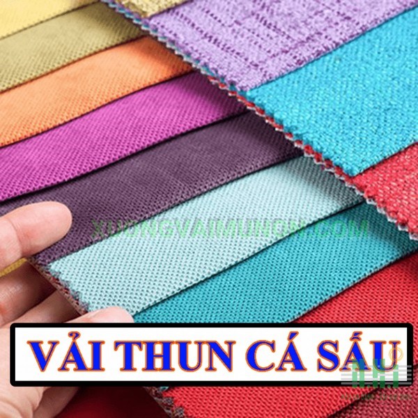 Vải thun cá sấu 4 chiều Vải thun cá sấu 4 chiều