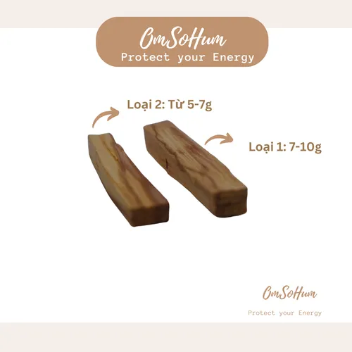 Gỗ Trắc Xanh Palo Santo Thanh Tẩy Năng Lượng (<15gram)