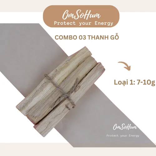 Gỗ Trắc Xanh Palo Santo Thanh Tẩy Năng Lượng (<15gram)