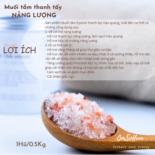 Muối Tắm Epsom Thanh Tẩy Năng Lượng