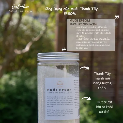 Muối Epsom Thanh Tẩy Năng Lượng