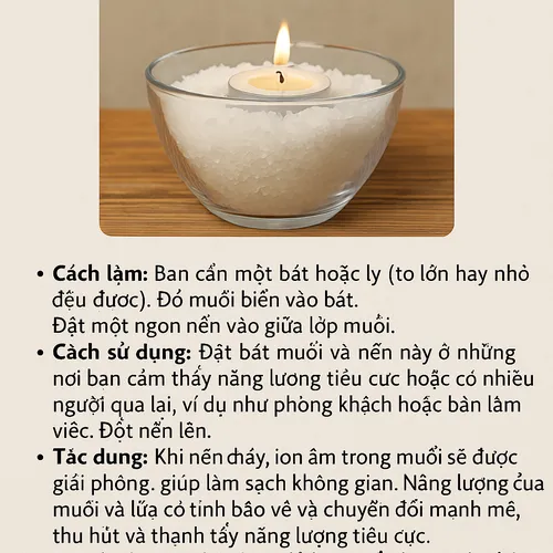 Cách sử dụng sức mạnh Tâm Linh của MUỐI để Thanh tẩy và Bảo vệ năng lượng cho Ngôi Nhà của bạn