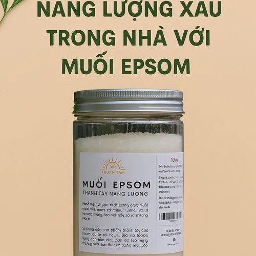Cách thanh tẩy năng lượng xấu trong nhà với muối Epsom