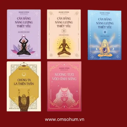 Bộ 05 sách  Cân Bằng Năng Lượng Thiết Yếu   Tác giả Diane Stein