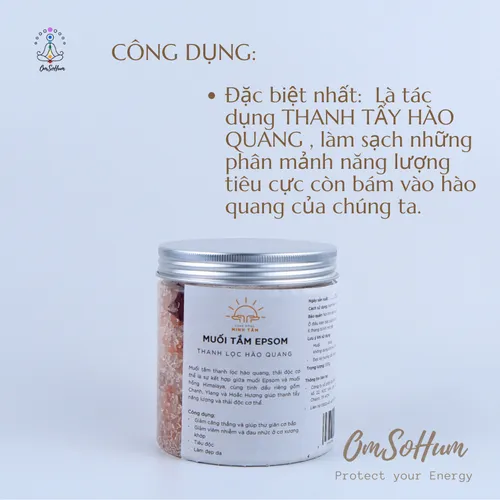 Muối Tắm Epsom Thanh Tẩy Năng Lượng