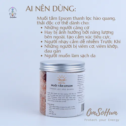 Muối Tắm Epsom Thanh Tẩy Năng Lượng