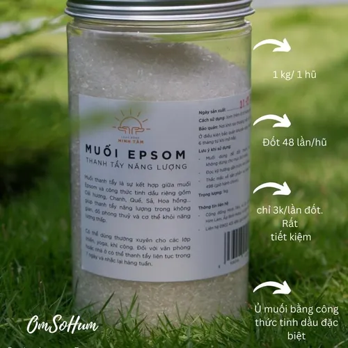 Muối Epsom Thanh Tẩy Năng Lượng