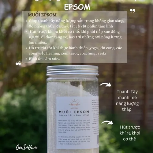 Muối Epsom Thanh Tẩy Năng Lượng