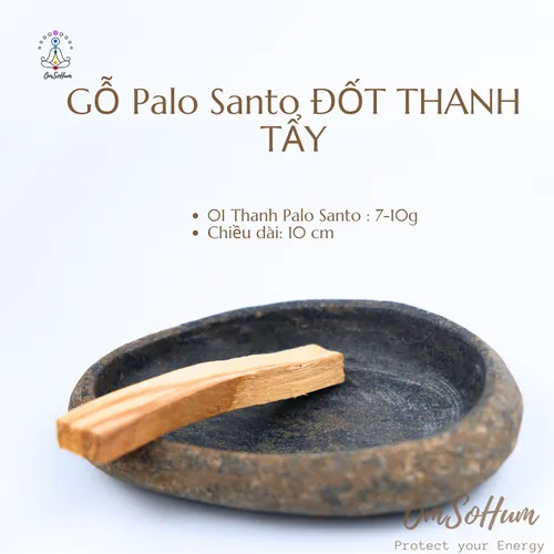 Gỗ Trắc Xanh Palo Santo Thanh Tẩy Năng Lượng (<15gram)