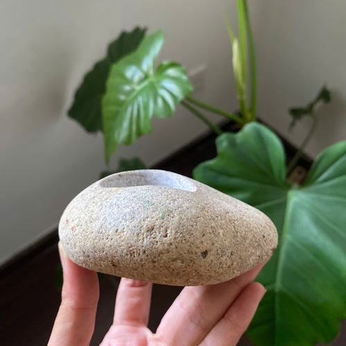 Chân Nến Tealight Bằng Đá Cuội | omsohum