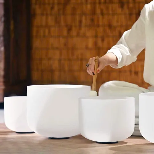 Crystal Singing Bowl Full Set 7 Chuông Tương Ứng Với 7 Luân Xa |omsohum