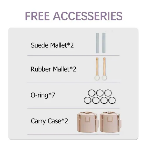 Crystal Singing Bowl Full Set 7 Chuông Tương Ứng Với 7 Luân Xa |omsohum