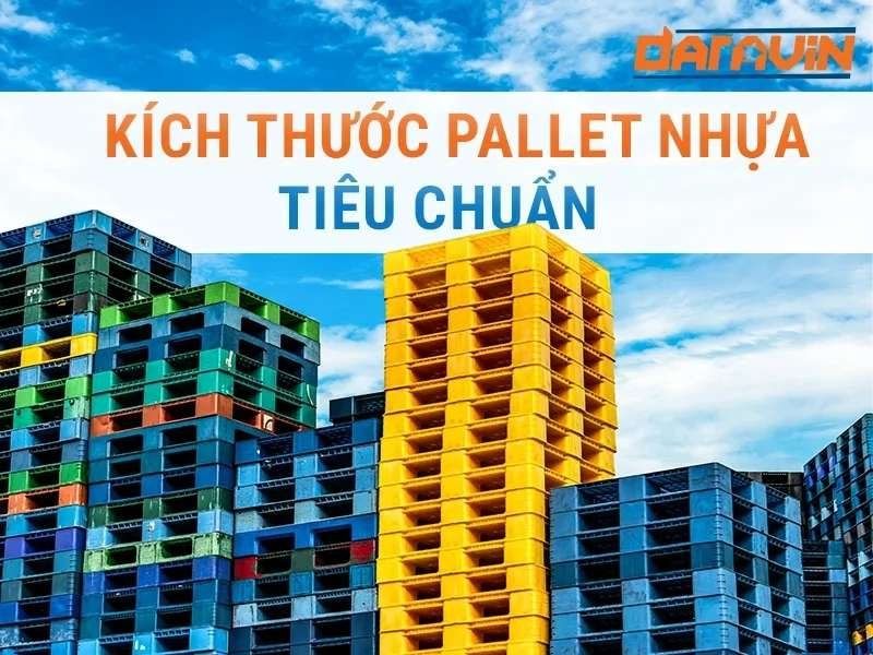 Các kích thước pallet nhựa tiêu chuẩn và phổ biến hiện nay
