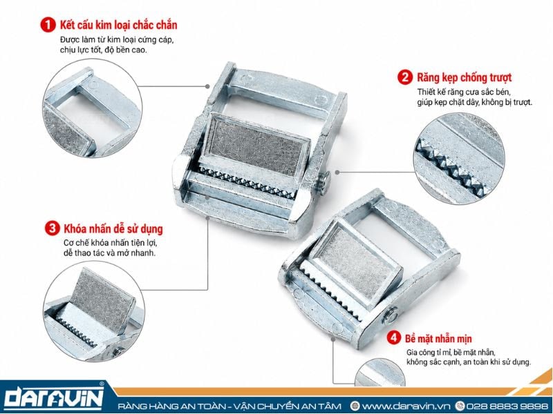 Khóa cam tiêu chuẩn chất lượng cao, sản xuất theo yêu cầu