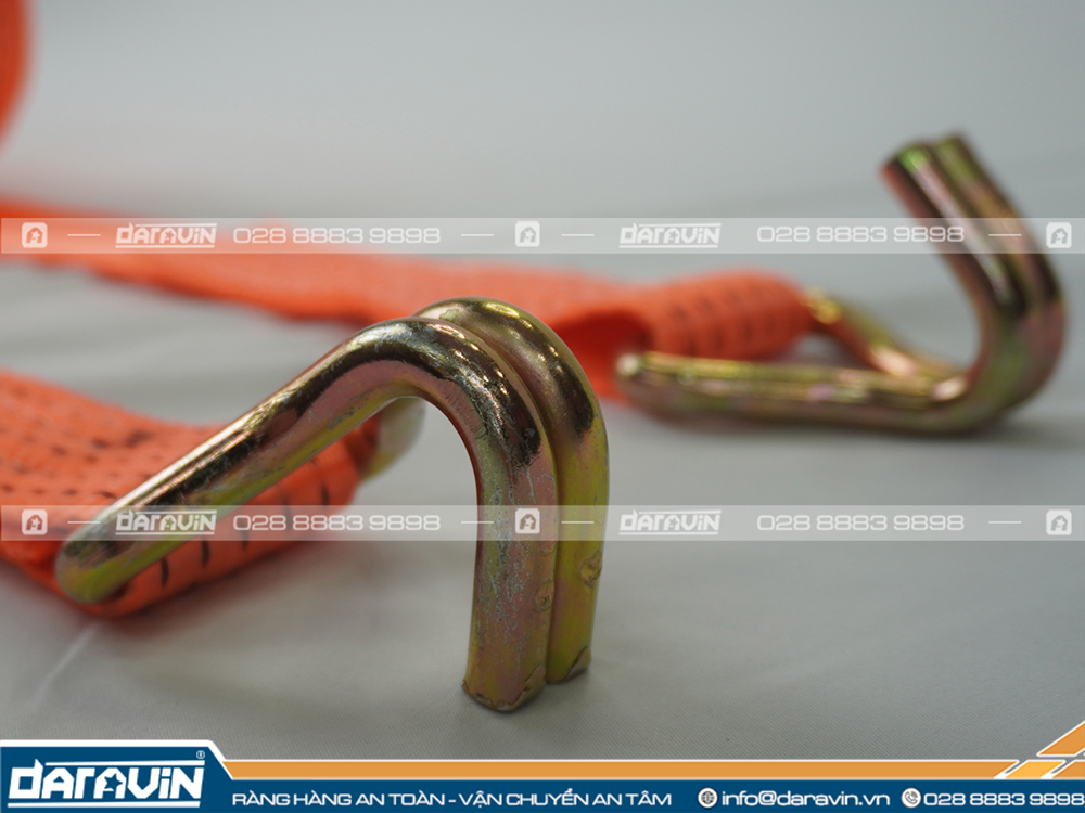 Móc J cho dây chằng tăng đơ 50mm Double J hook Móc J cho dây chằng tăng đơ 50mm Double J hook