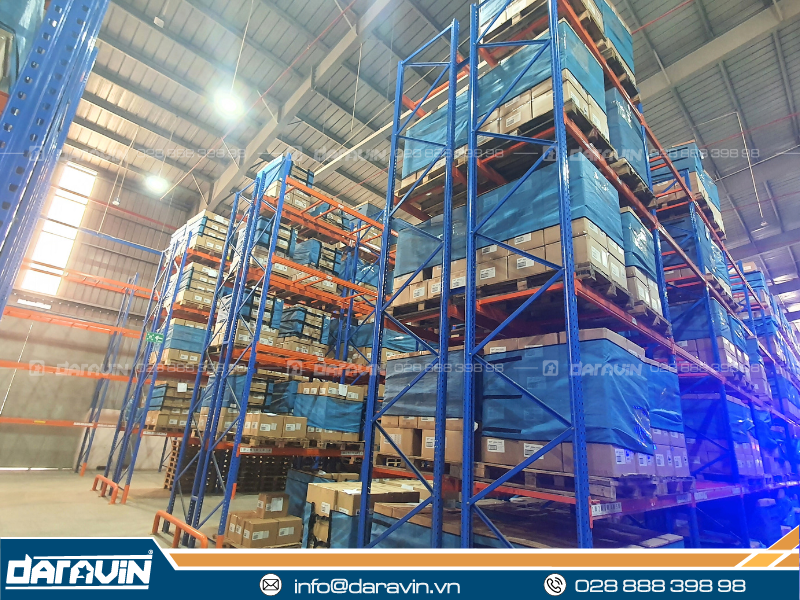Sản phẩm lưới quấn pallet của Daravin thay cho màng PE