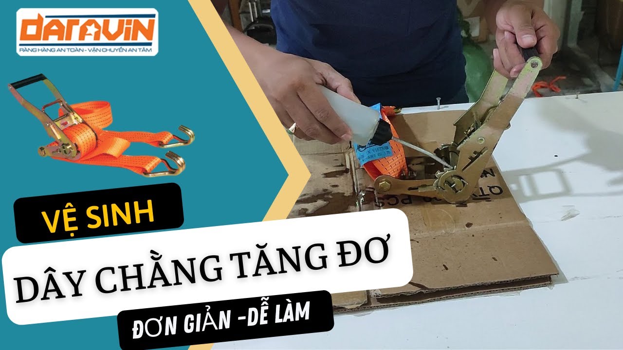Sử dụng những dung dịch tẩy rửa thiết bị cơ khí chuyên dụng để vệ sinh tăng đơ Sử dụng những dung dịch tẩy rửa thiết bị cơ khí chuyên dụng để vệ sinh tăng đơ