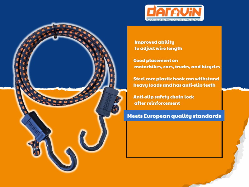 Common Uses of the Bungee Cord with Steel Core Plastic Hook