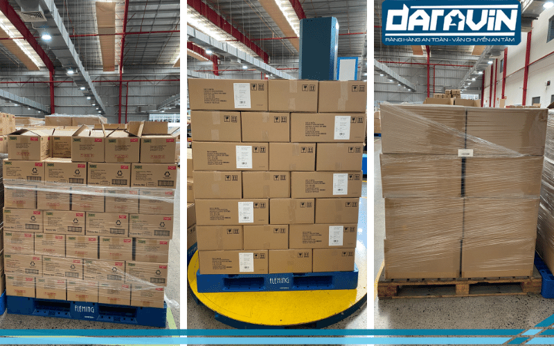 Các kích thước hàng phổ biến trên pallet tại kho hàng Fleming Các kích thước hàng phổ biến trên pallet tại kho hàng Fleming