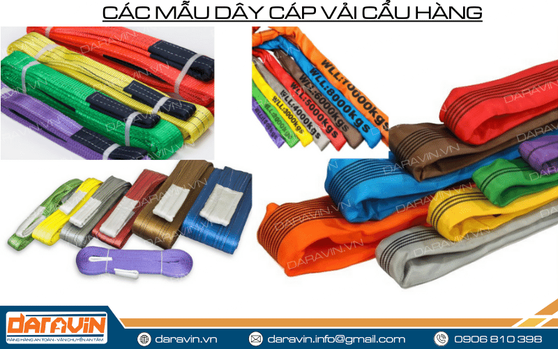 Các mẫu dây cáp vải cẩu hàng phổ biến nhất Các mẫu dây cáp vải cẩu hàng phổ biến nhất