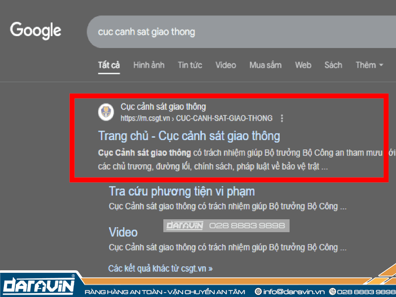 Hiện nay, các trang web của Cục Cảnh sát giao thông, Cục Đăng kiểm Việt Nam và Sở Giao thông Vận tải đều có hỗ trợ dịch vụ tra cứu phạt nguội toàn quốc cho công dân.