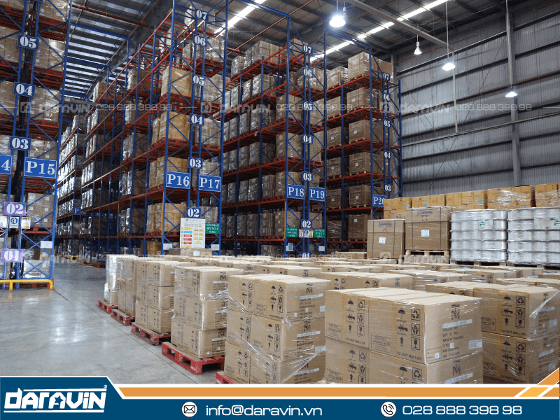 Ứng dụng thành công dây thun ràng pallet cho kho hàng Công ty TNHH Dược phẩm Gigamed