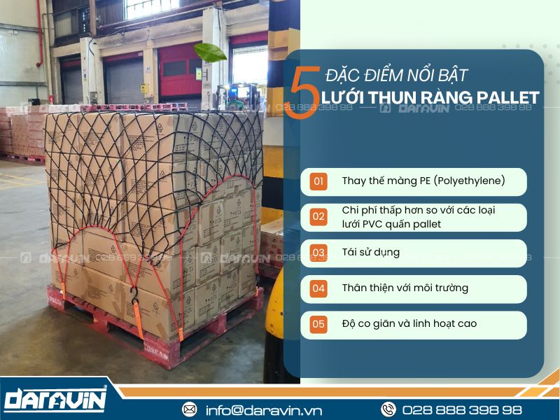 Đặc điểm nổi bật của lưới thun ràng pallet