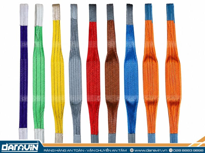 Giá dây cáp vải phụ thuộc vào tải trọng, chiều dài, bản rộng, chất liệu và số lượng đặt hàng