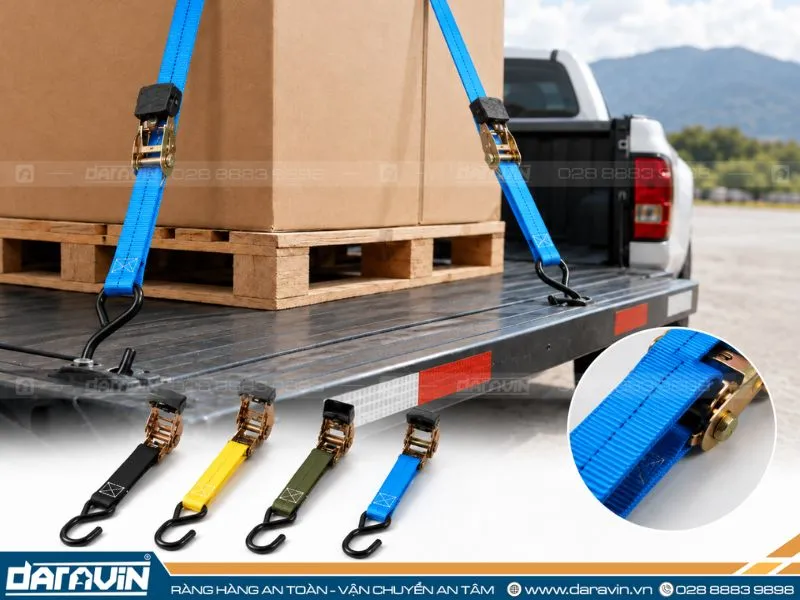 Ứng dụng thực tế của dây chằng hàng tăng đơ 25mm