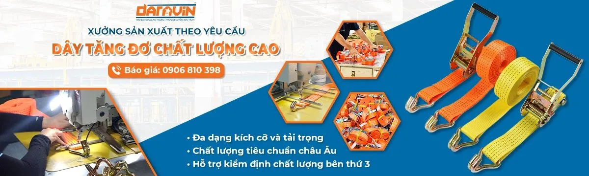 Sản xuất dây chằng hàng tăng đơ bản 25mm theo yêu cầu
