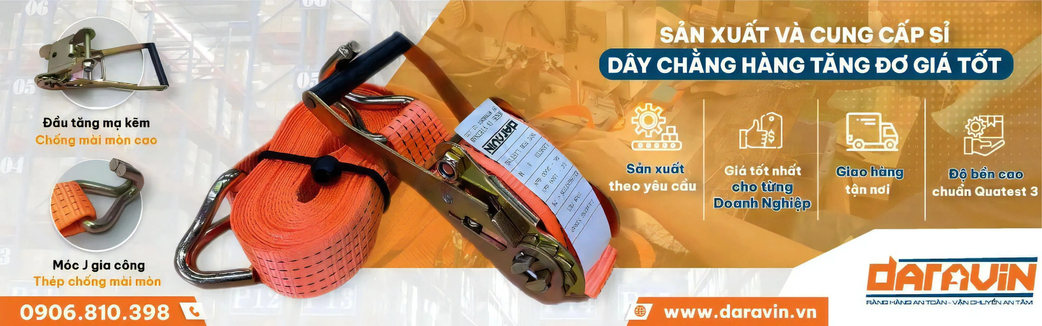 Xưởng Sản Xuất Dây Tăng Đơ Chằng Hàng, Dây Cảo Uy Tín TOP 1 Việt Nam