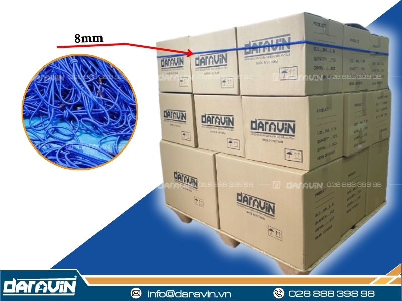 Dây thun tròn ràng pallet giải pháp giảm chi phí, bảo vệ môi trường