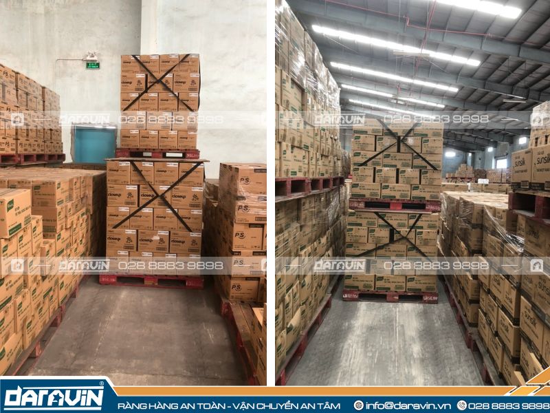 Thực nghiệm và sử dụng giải pháp tại kho hàng LINFOX Logistics Thực nghiệm và sử dụng giải pháp tại kho hàng LINFOX Logistics