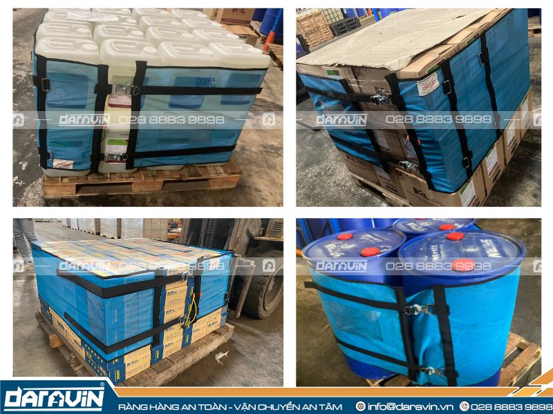 Giới thiệu lưới quấn pallet tái sử dụng có 2 nấc xiết