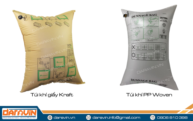 Hai loại túi khí chèn lót container phổ biến hiện nay Hai loại túi khí chèn lót container phổ biến hiện nay