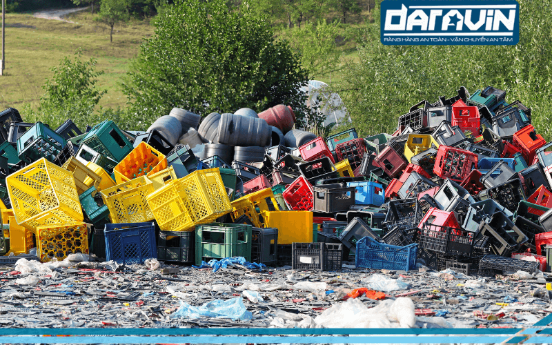 Hạt nhựa PVC được sản xuất chủ yếu từ nguồn rác thải nhựa sau khi được xử lý Hạt nhựa PVC được sản xuất chủ yếu từ nguồn rác thải nhựa sau khi được xử lý