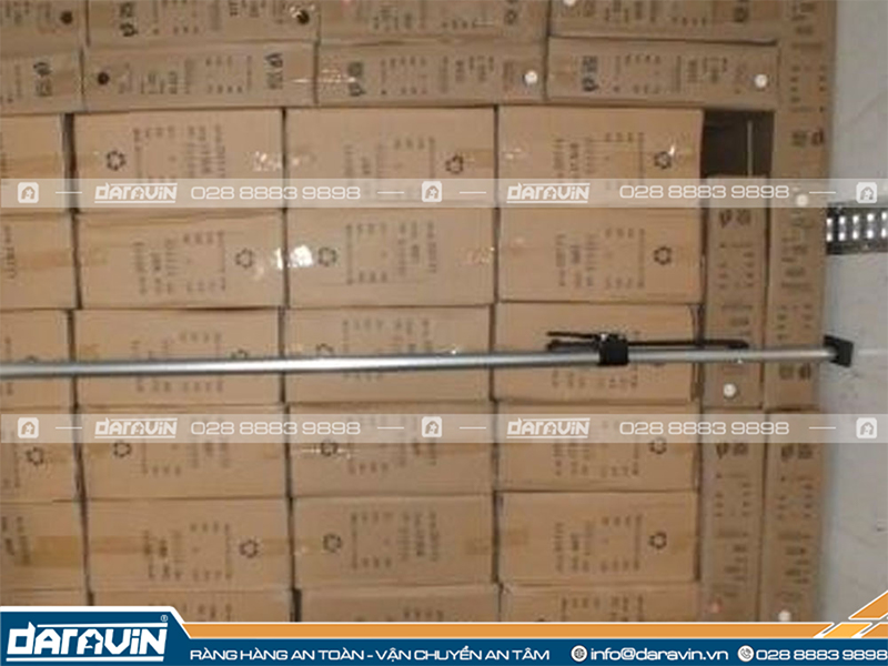 Hình thực tế sử dụng thanh chắn container Hình thực tế sử dụng thanh chắn container