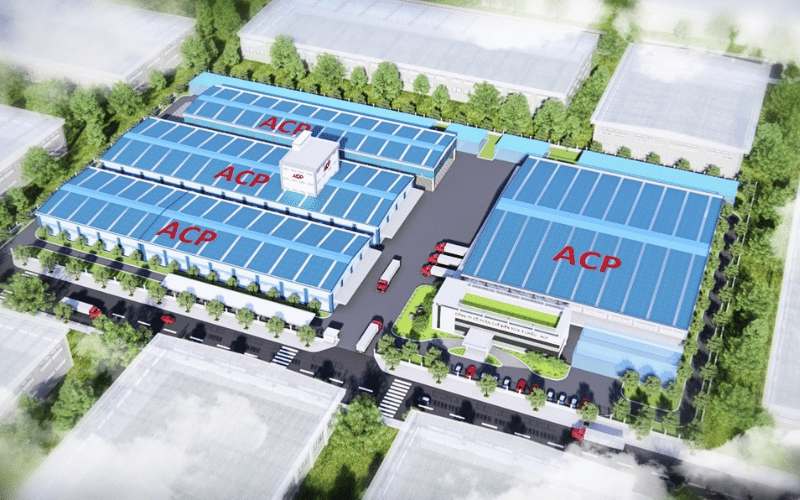 Kho hàng công ty chế biến dừa Á Châu Kho hàng công ty chế biến dừa Á Châu