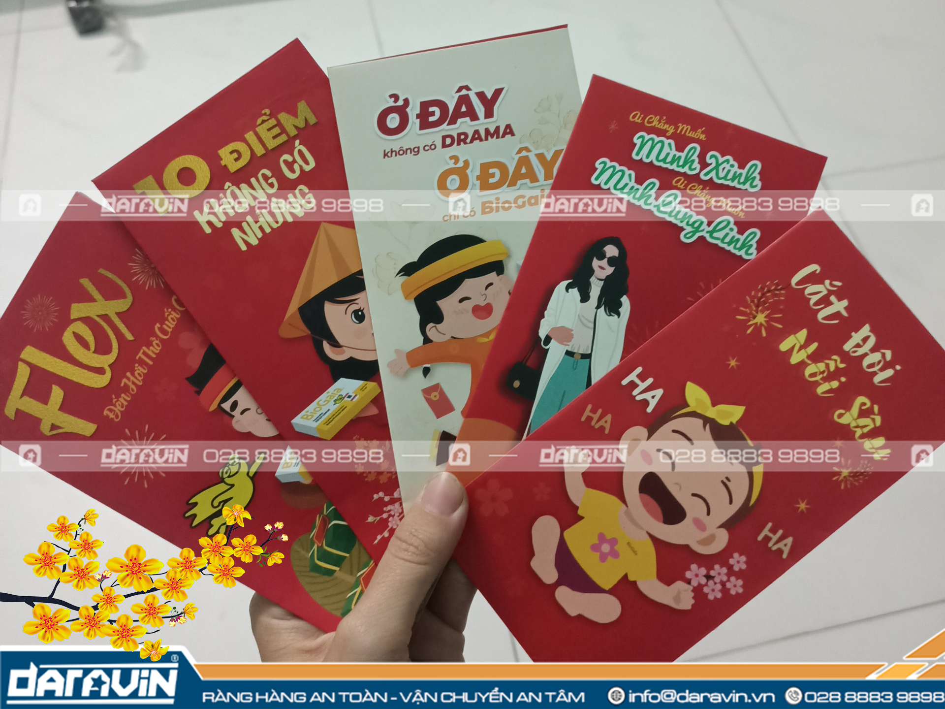 Lì xì đầu năm mới từ DARAVIN đến nhân viên Lì xì đầu năm mới từ DARAVIN đến nhân viên